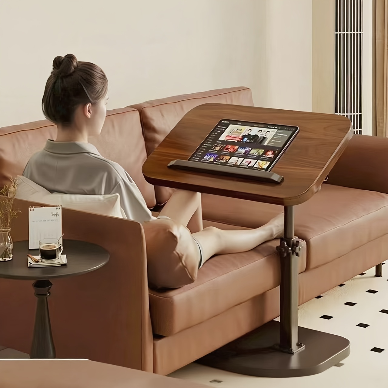 Black Walnut Swivel Laptop Des - đánh giá và giá Laptops