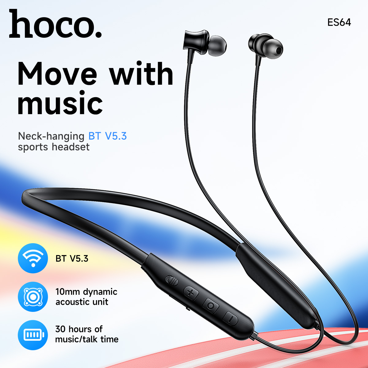 HOCO Neckband Wireless Bluetoo - đánh giá và giá Magnetic Neckband Sports Earphones