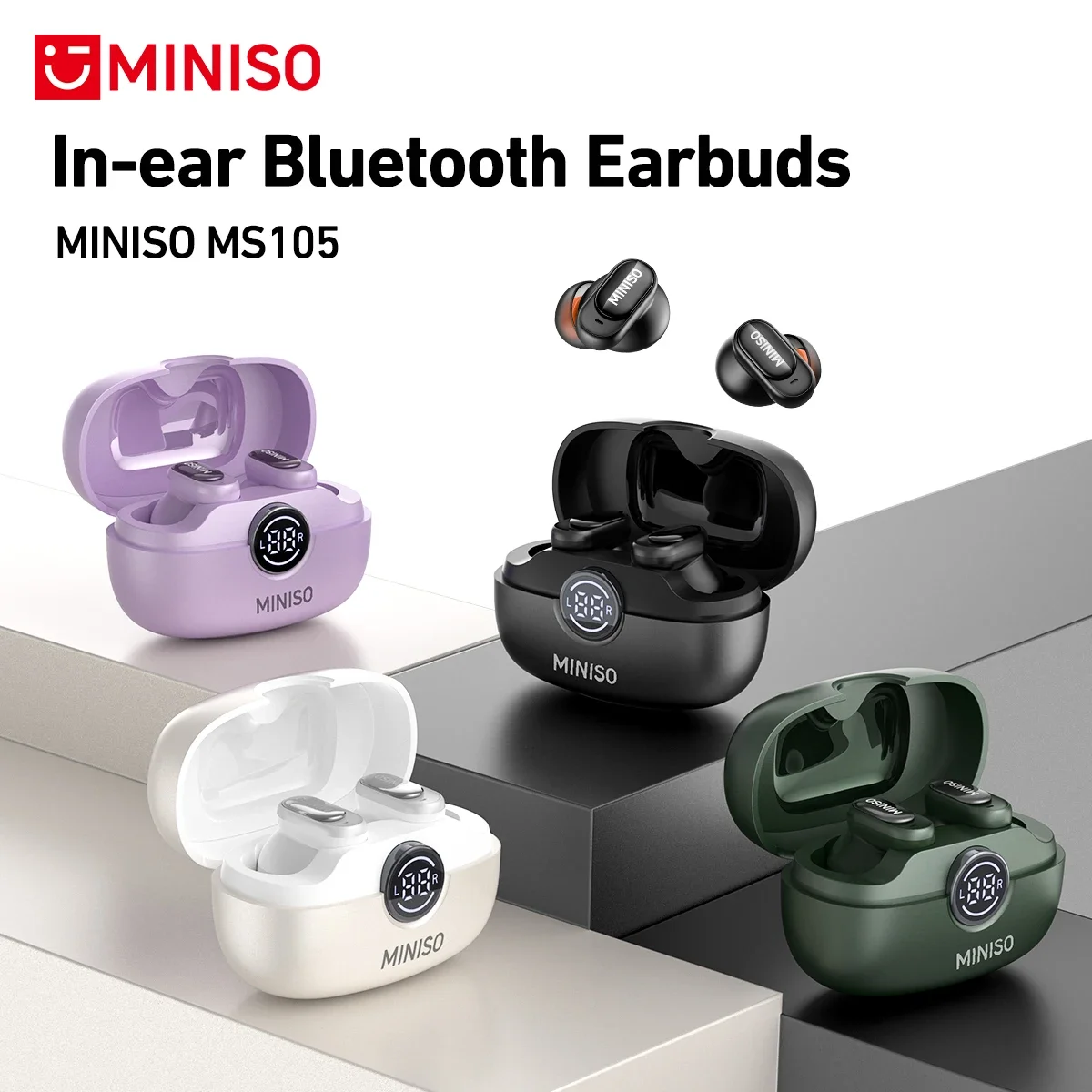MINISO MS105 Bluetooth Earphon - đánh giá và giá Type C Wired Earphones With Mic