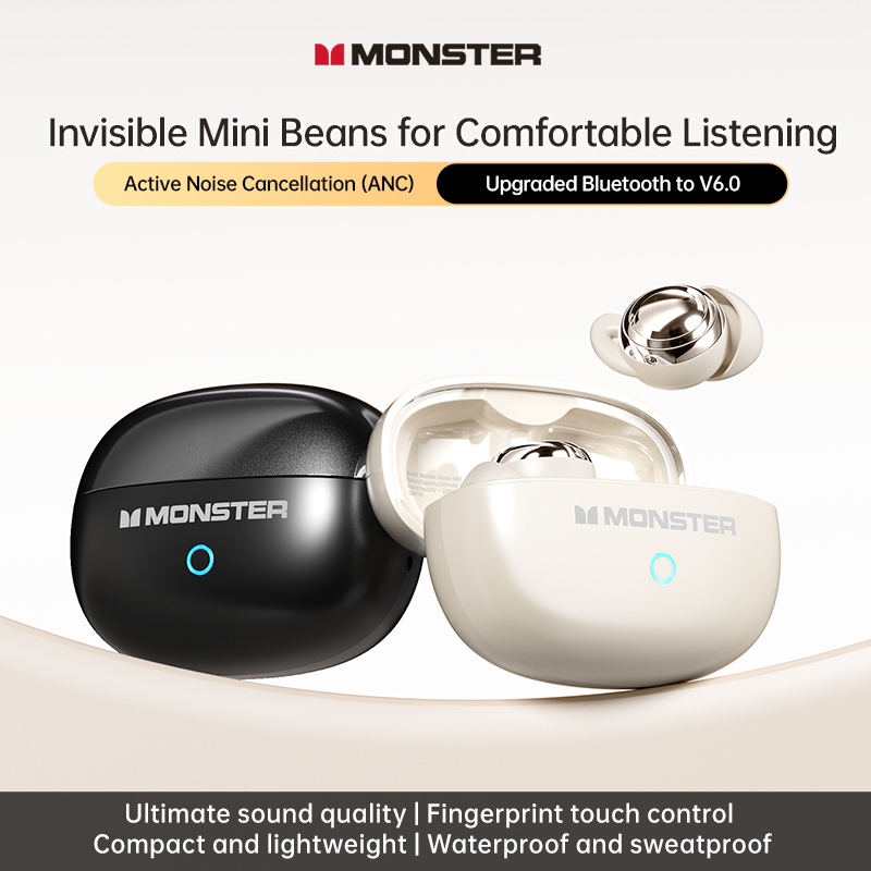 Monster A08 ANC Bluetooth 6.0  - đánh giá và giá Sleep Mask Headphones Bluetooth