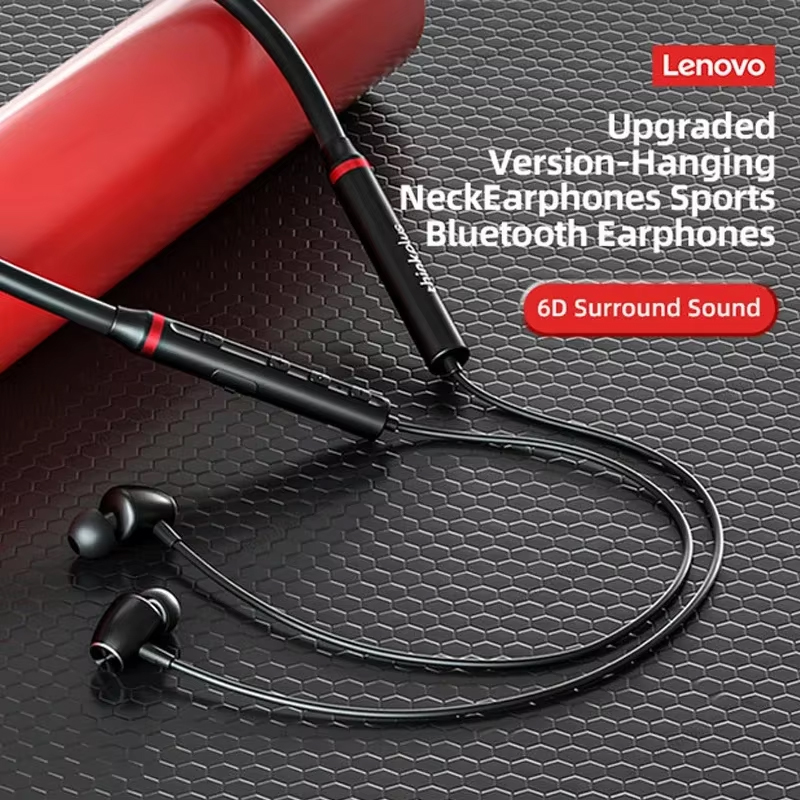 Origial Lenovo HE05X Bluetooth - đánh giá và giá Magnetic Neckband Sports Earphones