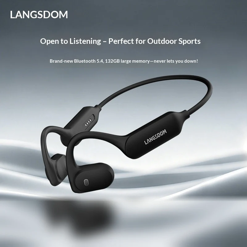 LANGSDOM AirWave Open Ear Blue - đánh giá và giá Bone Conduction Running Headphones