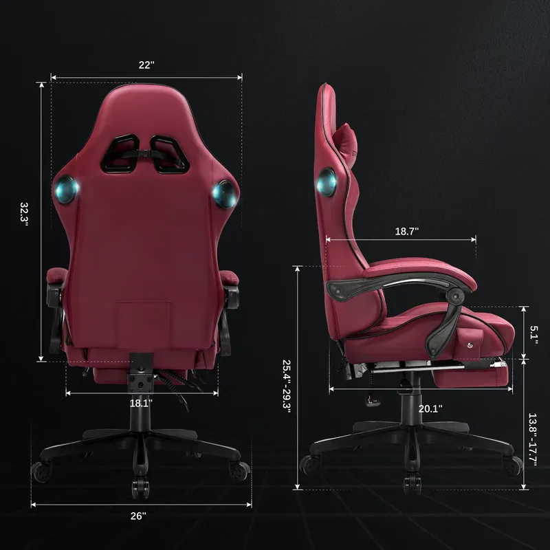 GTPLAYER Gaming Chair with Spe - đánh giá và giá Speakers